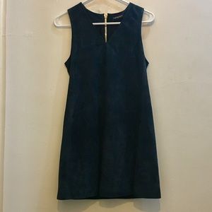 ThePerfext blue suede dress 4